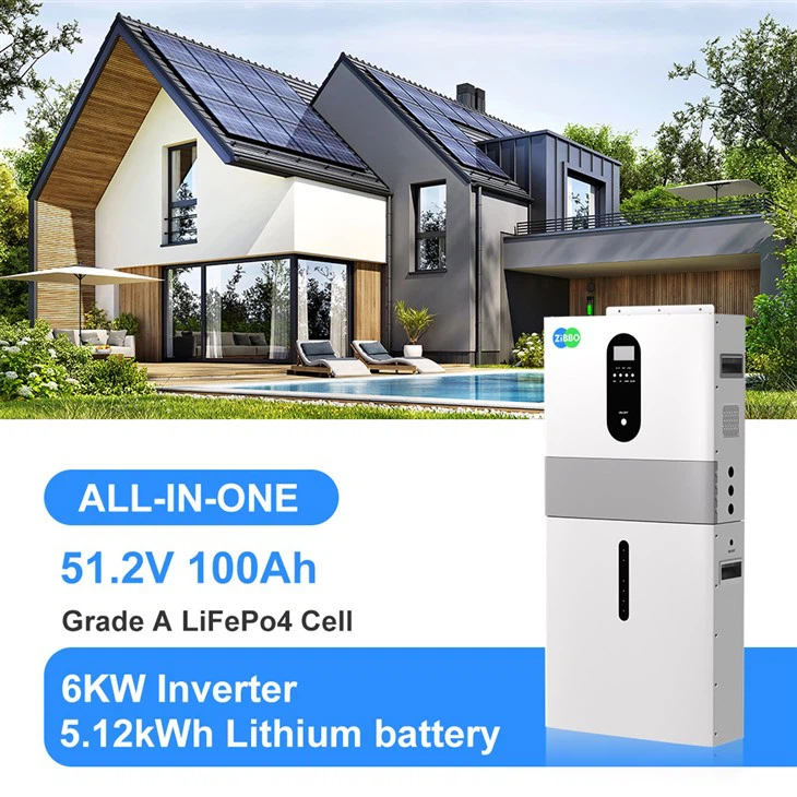 6KW Off-grid Home Energy Storage System 51.2V 100Ah All-in-one Lithium Battery