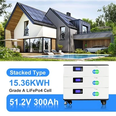 Stambena pohrana energije 15 KWH solarna naslagana baterija 51,2 V 300 Ah dug životni ciklus